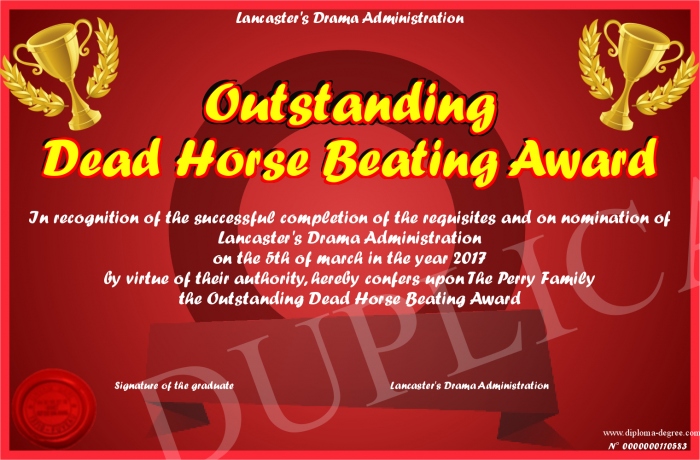 outstanding dead horse beating award sport award certificates