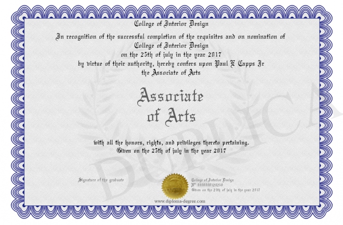 Associate Of Arts