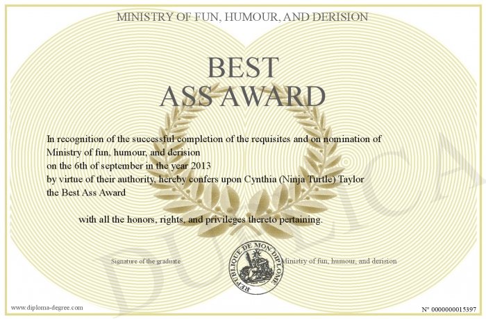 Best Ass Award 42