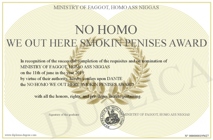 No homo we out here smokin penises
