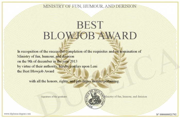 Best Blowjob Award 105
