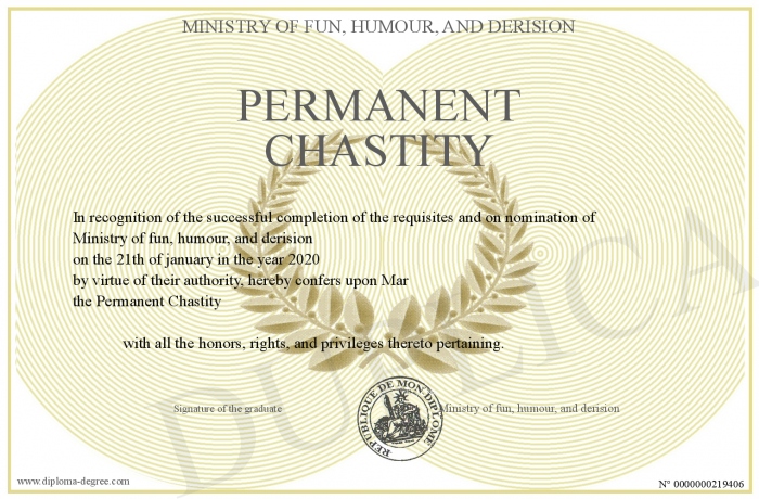 Chastity permanent Is Permanent