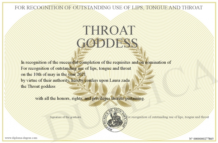Throat goddess