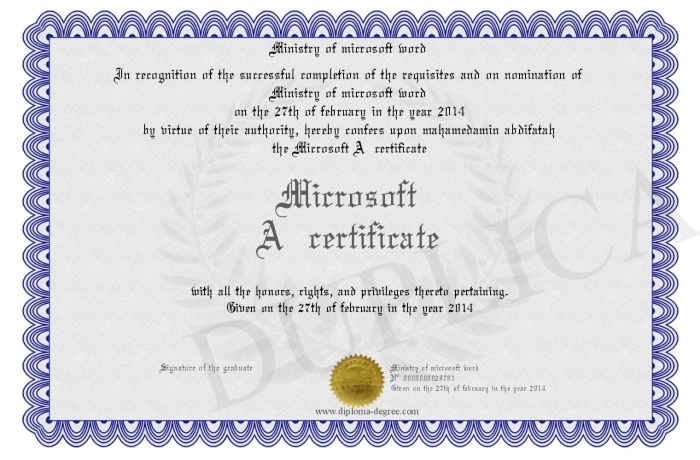 microsoft a certificate microsoft diploma