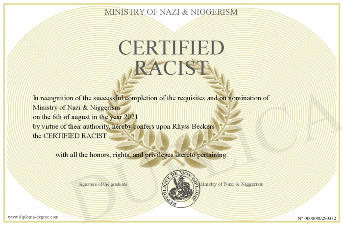 CERTIFIED-RACIST