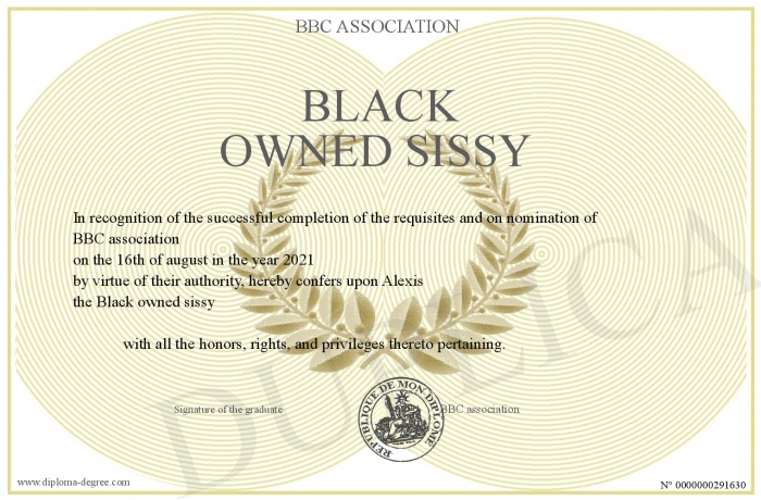 Sissy Black Owned By
