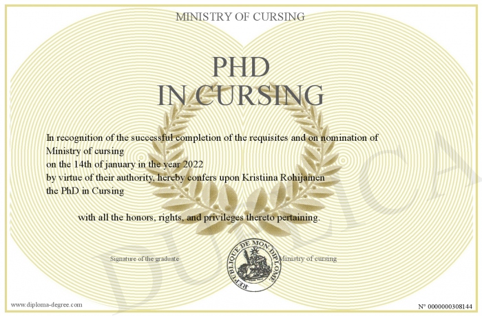 PhD-in-Cursing
