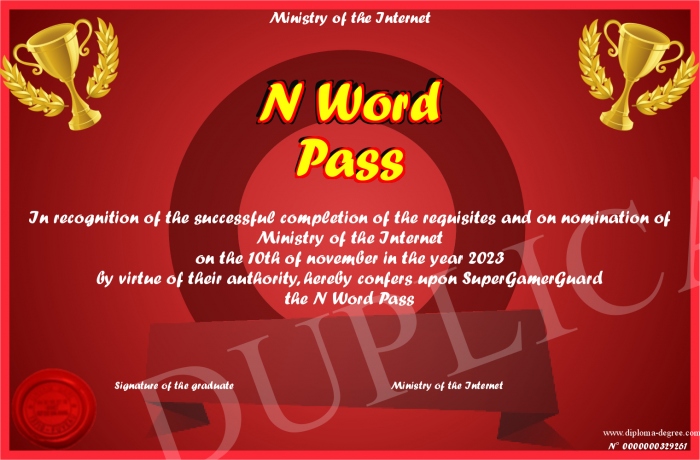 N-Word-Pass