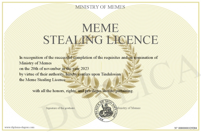 Meme-Stealing-Licence