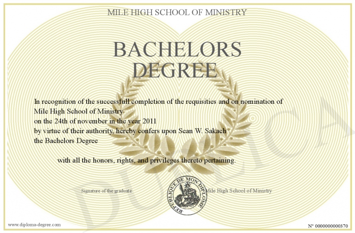 Bachelors Degree