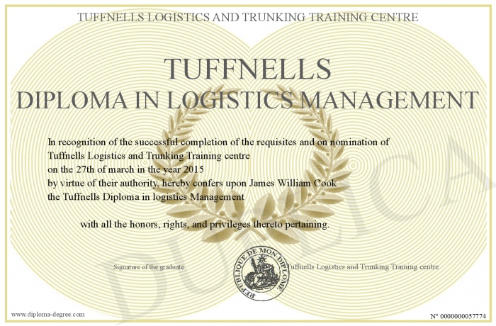 Diploma in logistics management