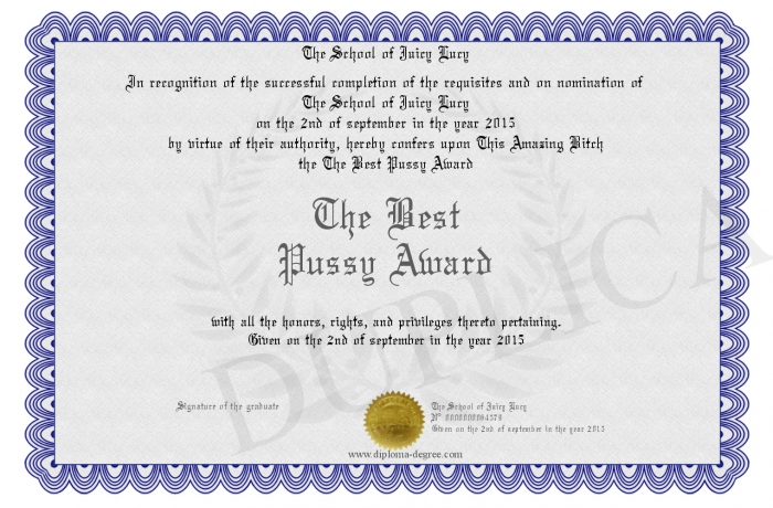 Pussy Award 77
