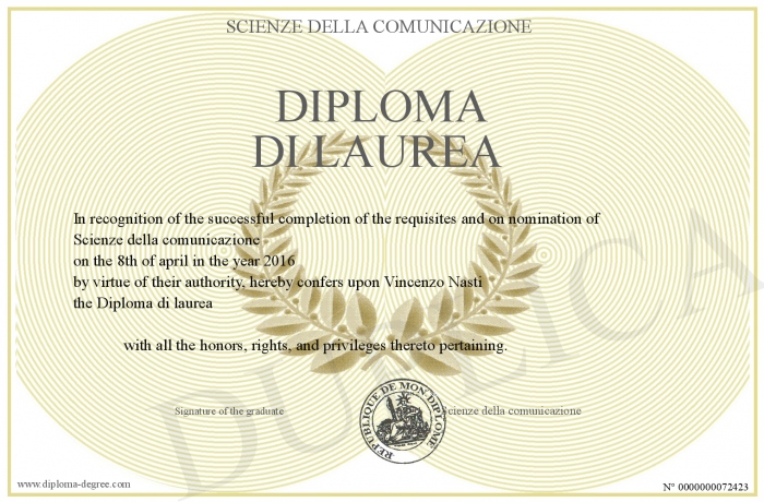 Diploma Di Laurea