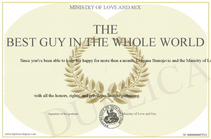 The Best Guy In Whole World
