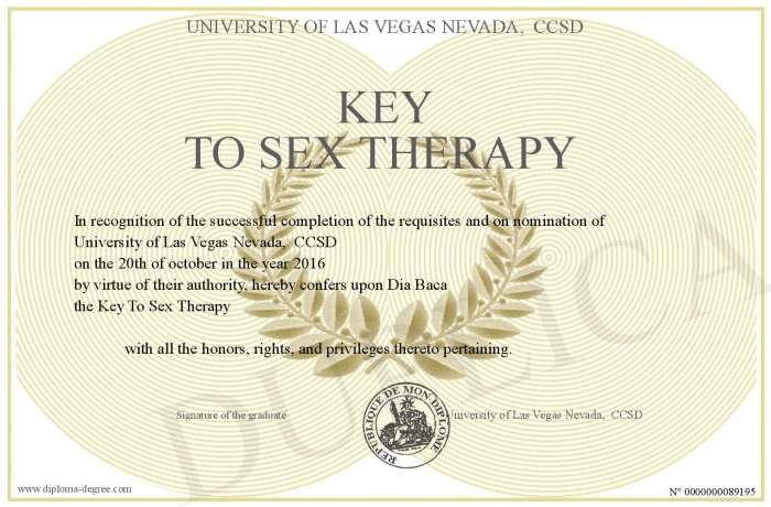 Sex therapist course