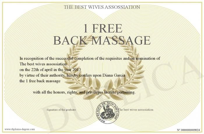 1 free back massage masage free