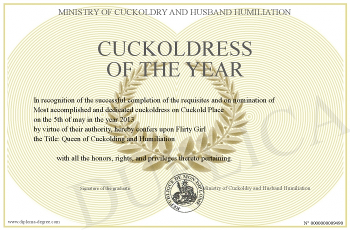 Cuckoldress-of-the-Year