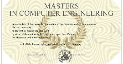 Masters in computer engineering